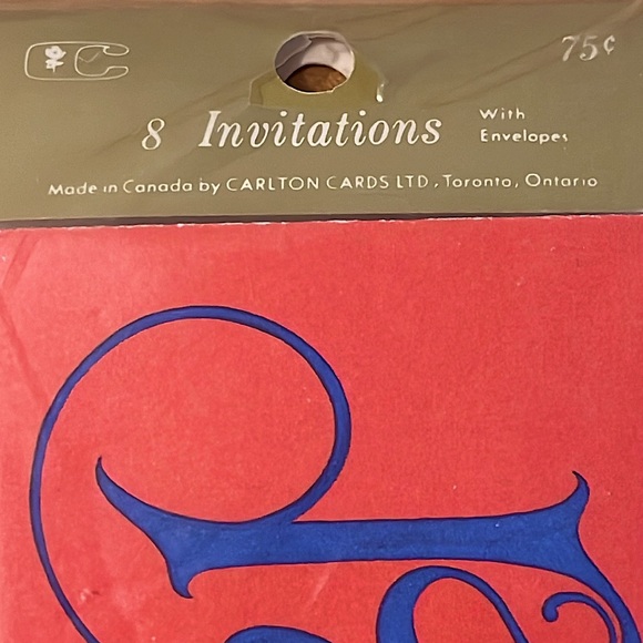 Deadstock Vintage Party Invitations - Picture 4 of 4